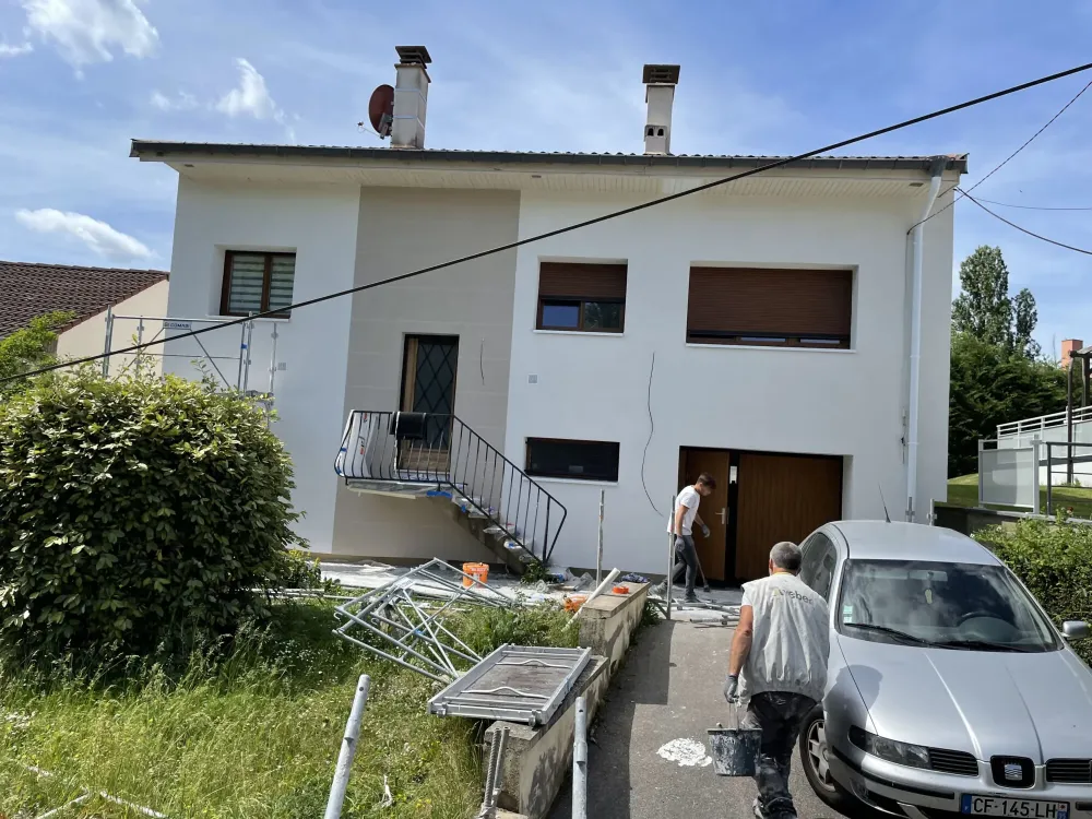 Peinture façade à Luneville
